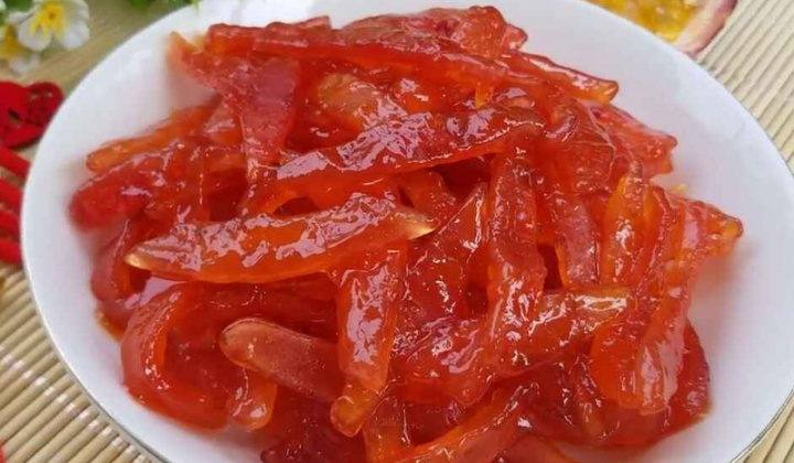 Nghiên cứu quy trình sản xuất mứt khô từ vỏ chanh dây