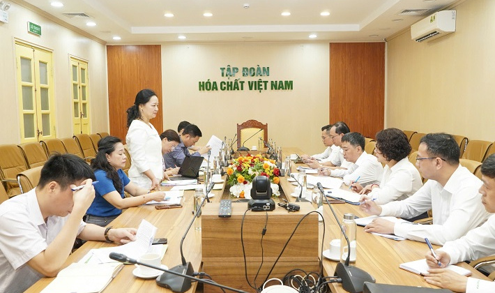 Vinachem báo cáo kết quả thực hiện Nghị quyết 57-NQ/TW với Cục ĐCK (Bộ Công Thương)