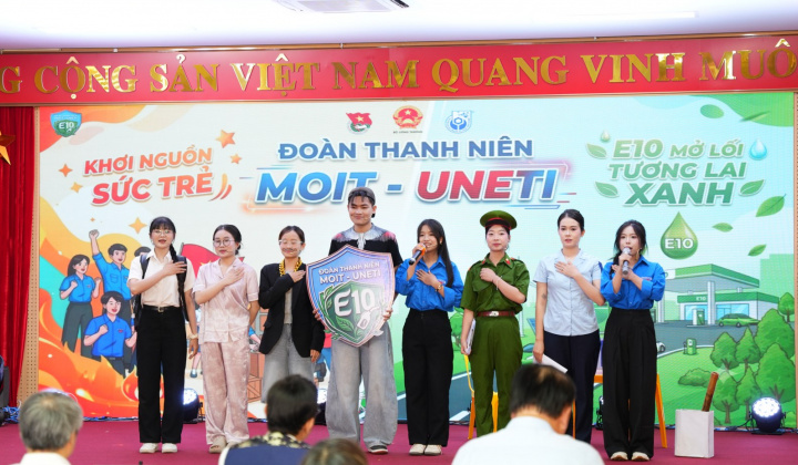 Đoàn Thanh niên MOIT - UNETI giành giải Nhất Cuộc thi “Tìm hiểu lợi ích của xăng E10”