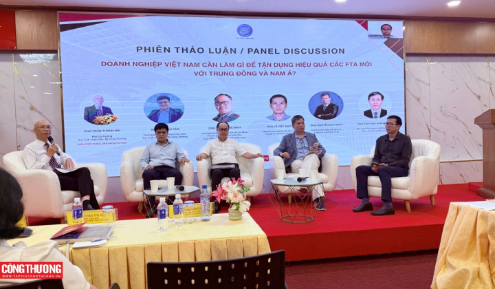 Tận dụng các FTA mới, thúc đẩy xuất khẩu các ngành hàng chủ lực  sang thị trường Trung Đông và Nam Á
