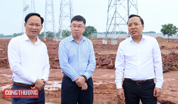 [TIN ẢNH] Kiểm tra thực địa dự án Trạm biến áp 500 kV Bắc Ninh và đường dây đấu nối