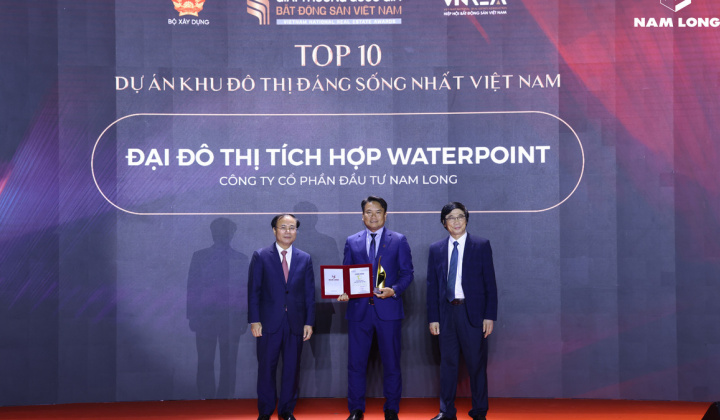3 dự án của Nam Long được vinh danh tại Giải thưởng Quốc gia Bất động sản Việt Nam 2026