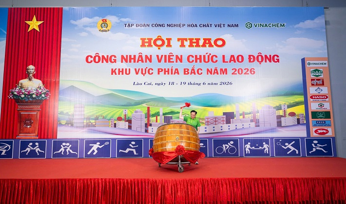 Gần 400 vận động viên tham gia Hội thao CNVCLĐ Vinachem khu vực phía Bắc năm 2026