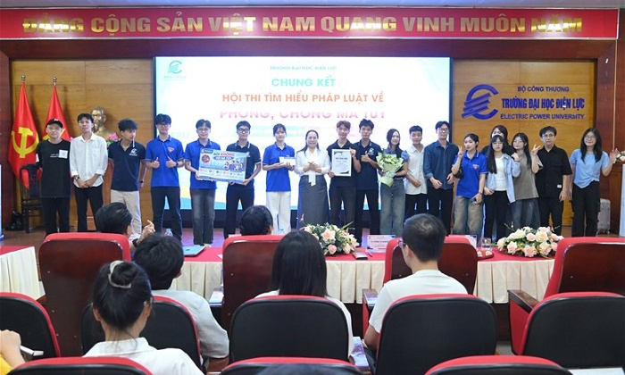 Lan tỏa nhận thức pháp luật, chung tay đẩy lùi ma túy trong sinh viên Trường Đại học Điện lực