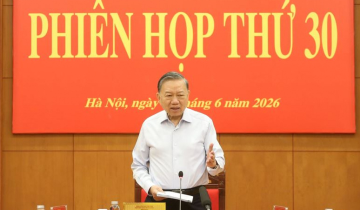 Thông báo Phiên họp thứ 30 của Ban Chỉ đạo Trung ương về phòng chống tham nhũng, lãng phí, tiêu cực