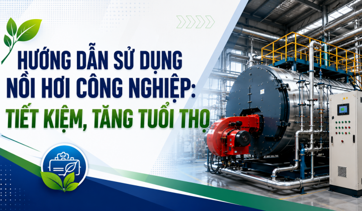 [TIẾT KIỆM ĐIỆN] Hướng dẫn sử dụng nồi hơi công nghiệp: Tiết kiệm, tăng tuổi thọ