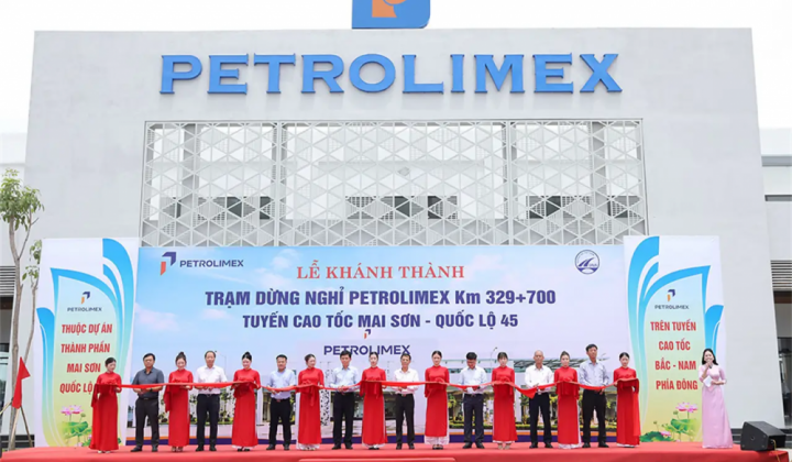 Petrolimex khánh thành cặp trạm dừng nghỉ hiện đại trên cao tốc Bắc – Nam đoạn qua Thanh Hóa