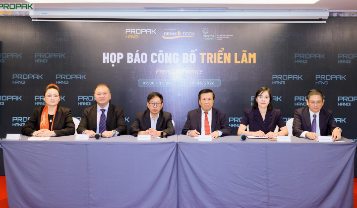 ProPak Hanoi 2026:  Khi "thủ phủ" công nghệ chế biến, đóng gói dịch chuyển ra miền Bắc