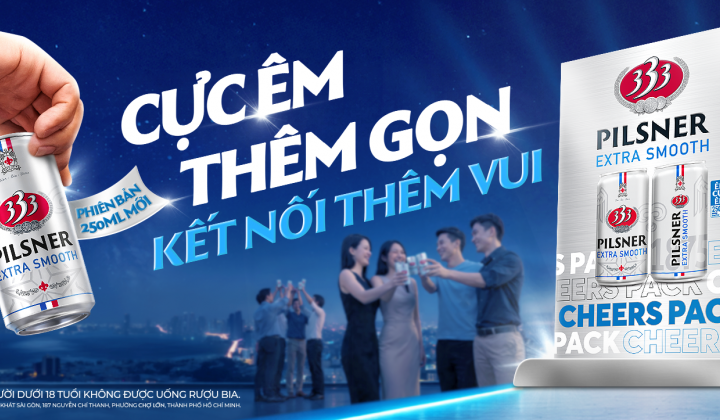 Bia 333 đẩy mạnh trải nghiệm số với chương trình “3 bước thêm kết nối”