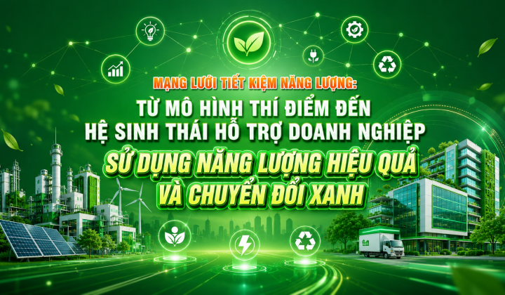 [Emagazine] Mạng lưới tiết kiệm năng lượng: Từ mô hình thí điểm đến hệ sinh thái hỗ trợ doanh nghiệp sử dụng năng lượng hiệu quả và chuyển đổi xanh