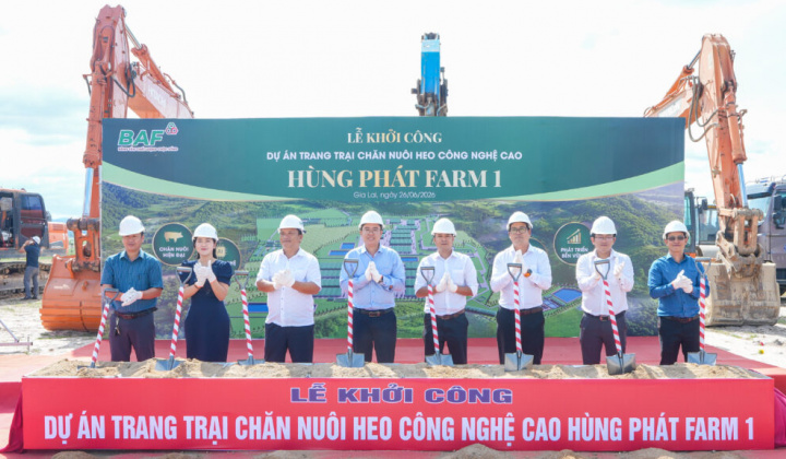 BAF khởi công siêu trang trại công nghệ cao tại Gia Lai sau thỏa thuận tín dụng 50 triệu USD với FMO