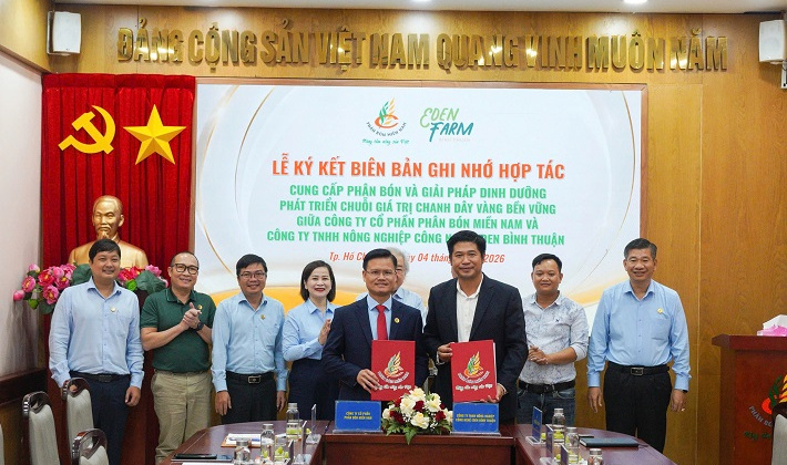 Phân bón Miền Nam hợp tác Eden Farm phát triển vùng nguyên liệu chanh dây vàng bền vững