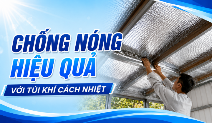 [TIẾT KIỆM ĐIỆN] Chống nóng hiệu quả với túi khí cách nhiệt
