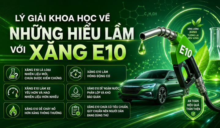 [eMagazine] Lý giải khoa học về những hiểu lầm với xăng E10