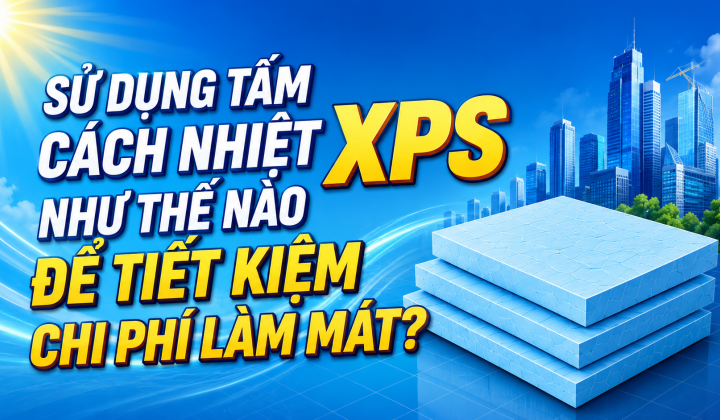 [TIẾT KIỆM ĐIỆN] Sử dụng tấm cách nhiệt XPS như thế nào để tiết kiệm chi phí làm mát?
