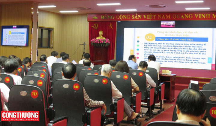 Đảng ủy Bộ Công Thương tham dự Hội nghị toàn quốc sơ kết 1 năm vận hành mô hình chính quyền 3 cấp