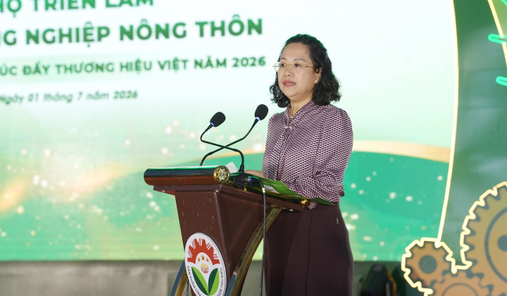 Khai mạc Hội chợ triển lãm sản phẩm công nghiệp nông thôn năm 2026: Khơi nguồn đổi mới, thúc đẩy thương hiệu Việt