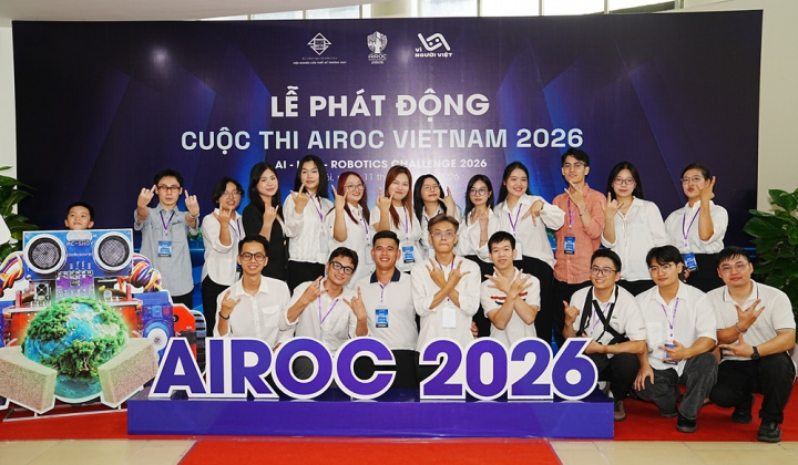Phát động Cuộc thi Robotics Quốc tế AIROC Việt Nam 2026