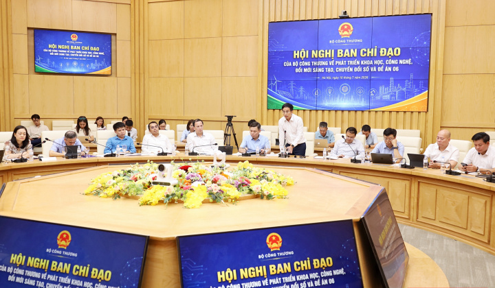 [CHÙM ẢNH] Hội nghị Ban chỉ đạo của Bộ Công Thương về phát triển khoa học, công nghệ, đổi mới sáng tạo, chuyển đổi số và đề án 06