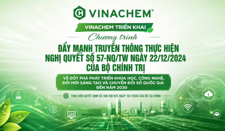 Vinachem đẩy mạnh truyền thông thực hiện Nghị quyết số 57-NQ/TW
