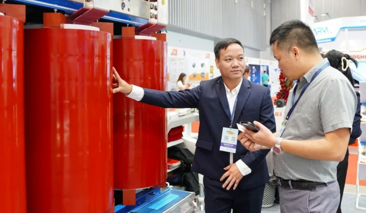 Gian hàng THIBIDI thu hút đông đảo khách tham quan tại Vietnam ETE & Greenergy Expo 2026