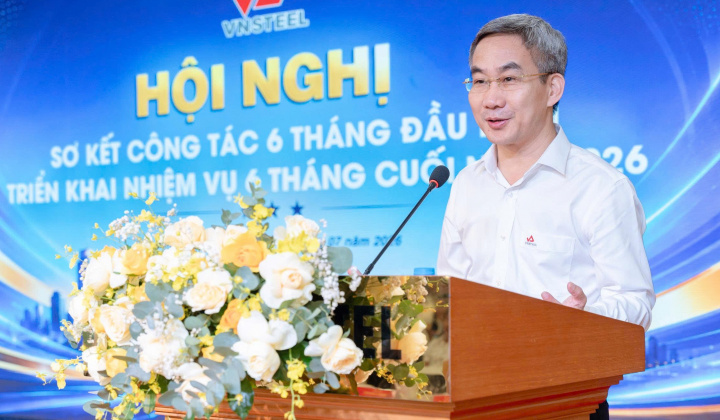 Tổng công ty Thép Việt Nam: Duy trì đà tăng trưởng tích cực trong nửa đầu năm 2026