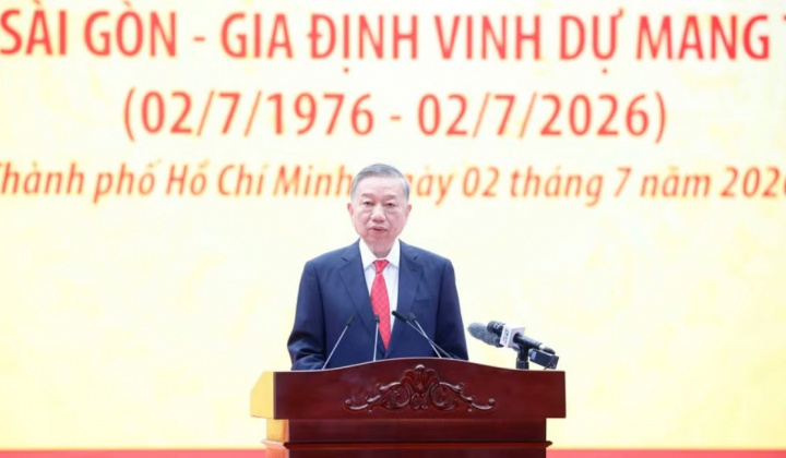 Phát biểu của Tổng Bí thư, Chủ tịch nước Tô Lâm tại Lễ kỷ niệm 50 năm Ngày Thành phố Sài Gòn-Gia Định vinh dự mang tên Chủ tịch Hồ Chí Minh