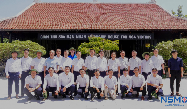 CSO và Điện lực Quảng Ngãi tổ chức hành trình về nguồn tại Khu chứng tích Sơn Mỹ