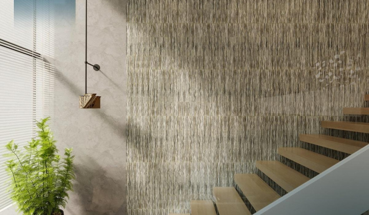 Gạch trang trí Third firing eurotile: Nghệ thuật sắp đặt không gian sống