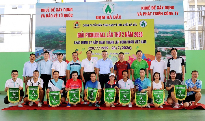 Sôi nổi Giải Pickleball Đạm Hà Bắc lần thứ II năm 2026