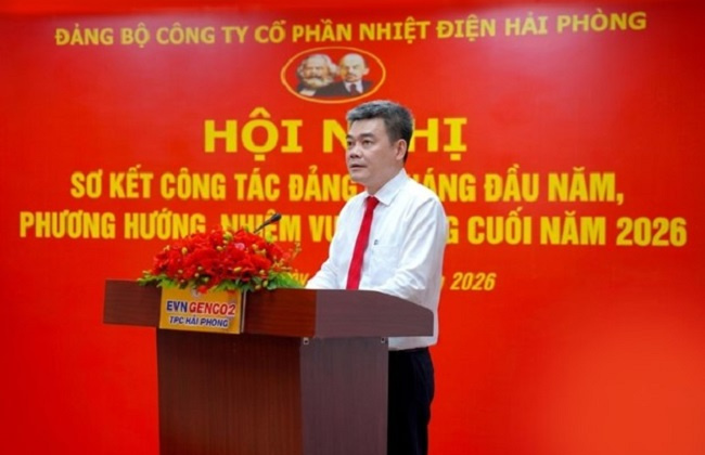 Đảng bộ Công ty CP Nhiệt điện Hải Phòng tạo dấu ấn trong 6 tháng đầu năm 2026