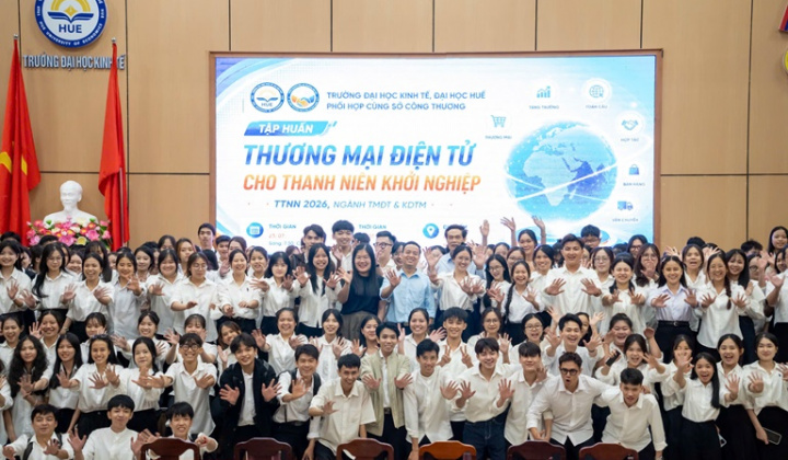 Huế thúc đẩy hệ sinh thái khởi nghiệp số, trang bị kỹ năng thương mại điện tử và AI cho lực lượng trẻ