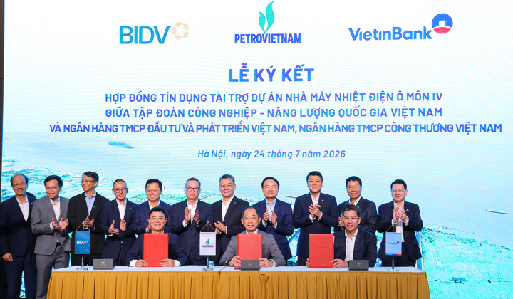 Ký kết hợp đồng tín dụng 7.300 tỷ đồng tài trợ dự án nhà máy nhiệt điện Ô Môn IV