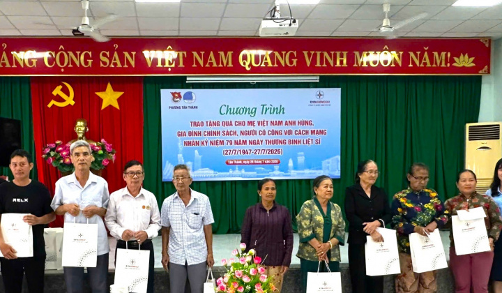 Công ty Nhiệt điện Phú Mỹ: Nhiều hoạt động tri ân nhân kỷ niệm 79 năm Ngày Thương binh - Liệt sỹ
