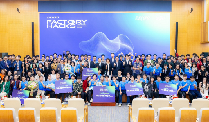DENSO Factory Hacks mùa 4: Sinh viên định hình nhà máy tương lai bằng AI