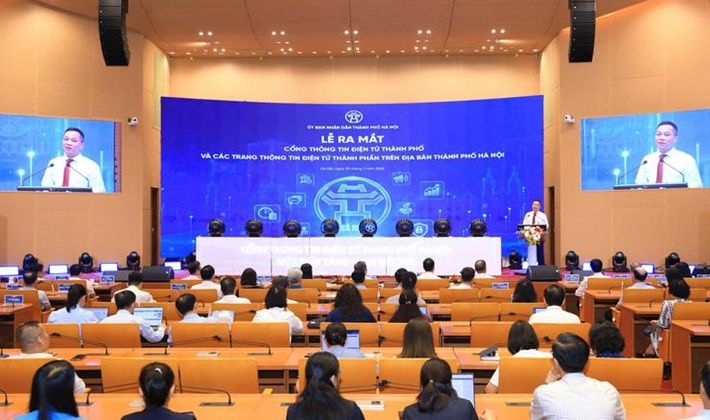 Hà Nội ra mắt nền tảng Cổng Thông tin điện tử thành phố và các trang thông tin thành phần