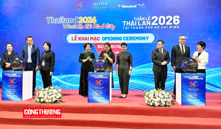 Khai mạc Tuần lễ Thái Lan 2026 tại TP. Hồ Chí Minh