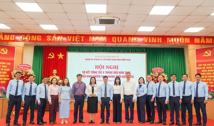 Phân Bón Miền Nam duy trì đà tăng trưởng, doanh thu 6 tháng tăng 61%