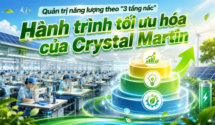 [Emagazine] Quản trị năng lượng theo "3 tầng nấc": Hành trình tối ưu hóa của Crystal Martin