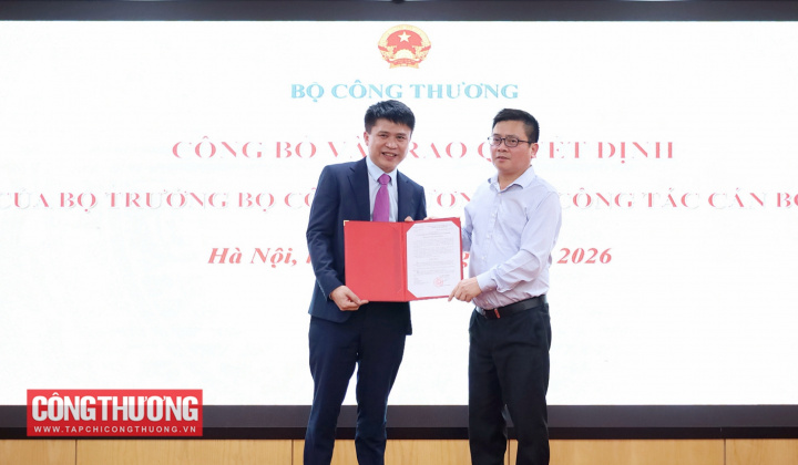 Bộ Công Thương tổ chức trao quyết định bổ nhiệm Phó Cục trưởng Cục Công nghiệp