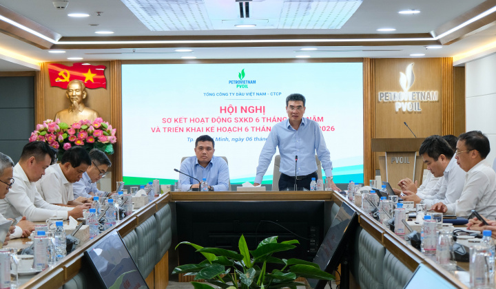 PVOIL sơ kết 6 tháng đầu năm 2026: Vượt qua khó khăn, nắm bắt cơ hội nỗ lực hoàn thành kế hoạch năm 2026