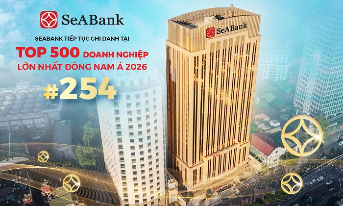 SeABank tăng 23 bậc, lần thứ 3 liên tiếp góp mặt bảng xếp hạng Fortune Southeast Asia 500
