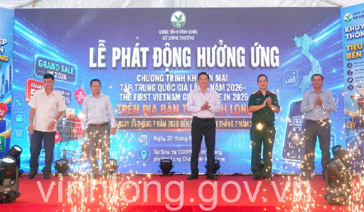 Vĩnh Long phát động hưởng ứng Chương trình Khuyến mại tập trung quốc gia lần 1 năm 2026
