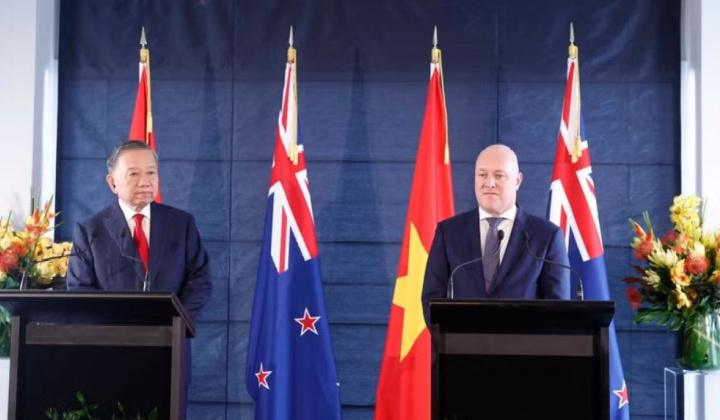 Tổng Bí thư, Chủ tịch nước Tô Lâm và Thủ tướng New Zealand gặp gỡ báo chí