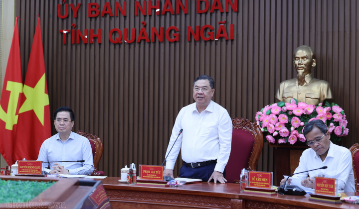Phó Thủ tướng Thường trực Phạm Gia Túc: Quảng Ngãi cần phát huy tối đa tiềm năng, tạo động lực tăng trưởng mới