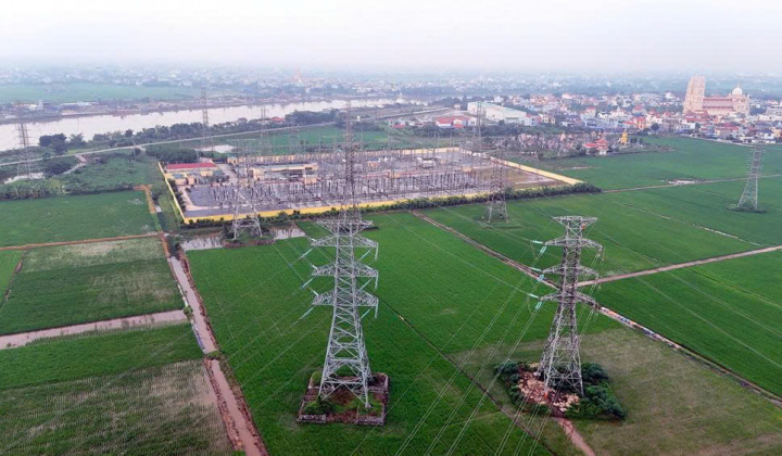 Sửa chữa 54 vị trí trên đường dây 220kV Thái Bình 2 - Trực Ninh