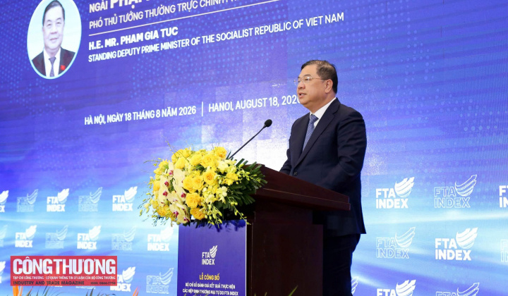 Phó Thủ tướng Thường trực Chính phủ: Xây dựng FTA Index thành công cụ quan trọng quản trị hội nhập kinh tế quốc tế