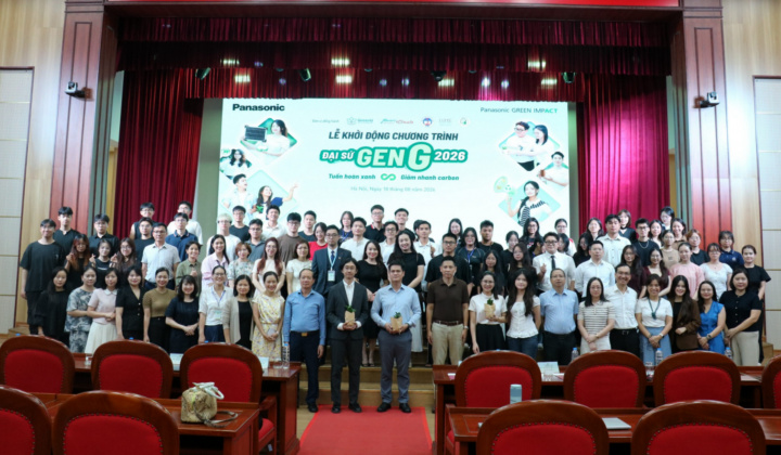 Panasonic khởi động Đại sứ Gen G 2026 mùa 4, hỗ trợ người trẻ triển khai sáng kiến xanh