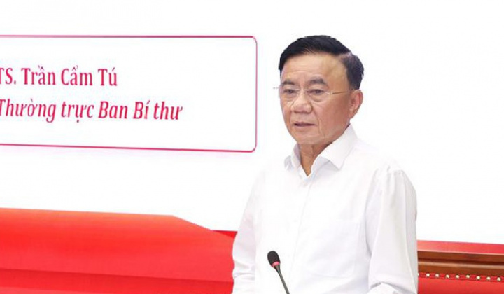 Thường trực Ban Bí thư Trần Cẩm Tú trao đổi chuyên đề về xây dựng Đảng với các Ủy viên Trung ương Đảng khóa XIV