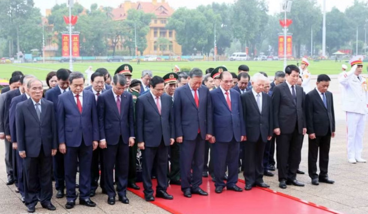 81 năm Quốc khánh 2/9: Lãnh đạo Đảng, Nhà nước vào Lăng viếng Chủ tịch Hồ Chí Minh